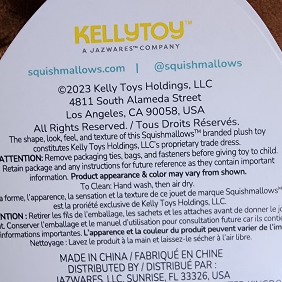 MALTA 🟢 FTM Matcha Cinnamon Roll Original Squishmallow by Kelly Toy ☆ NWT ☆ - Picture 8 of 8